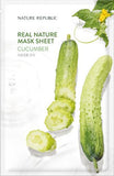 [NATURE REPUBLIC] Real Nature Mask Sheet - 10 Sheets Cucumber (2019)